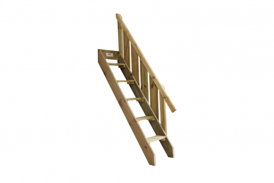 Treppengeländer mit Zaun