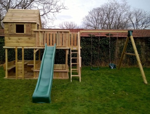 Spielturm Antwerpen 360 - Rundsitz - Sandkasten