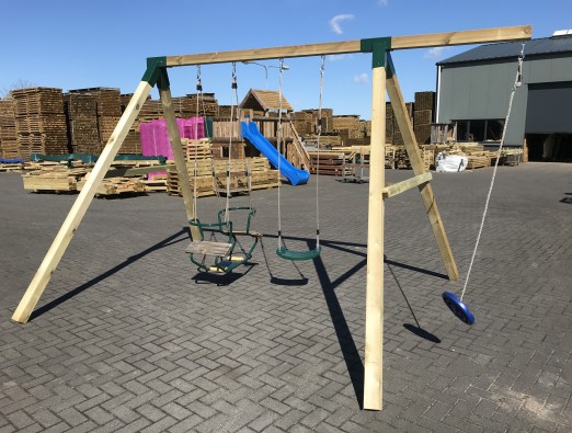 Doppelschaukel mit extra haken
