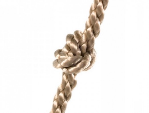 Kletterseil mit Knoten