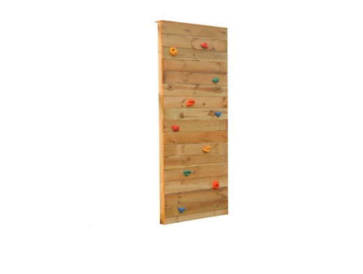 Kletterwand mit Steine
