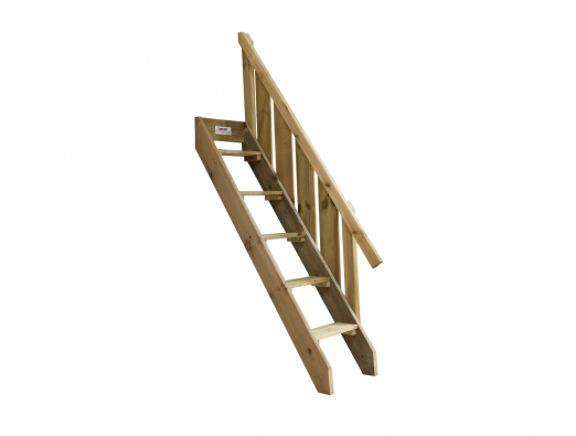 Treppengeländer mit Zaun
