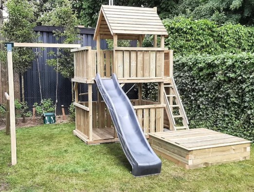 Spielturm Balkon 280 - Zaun